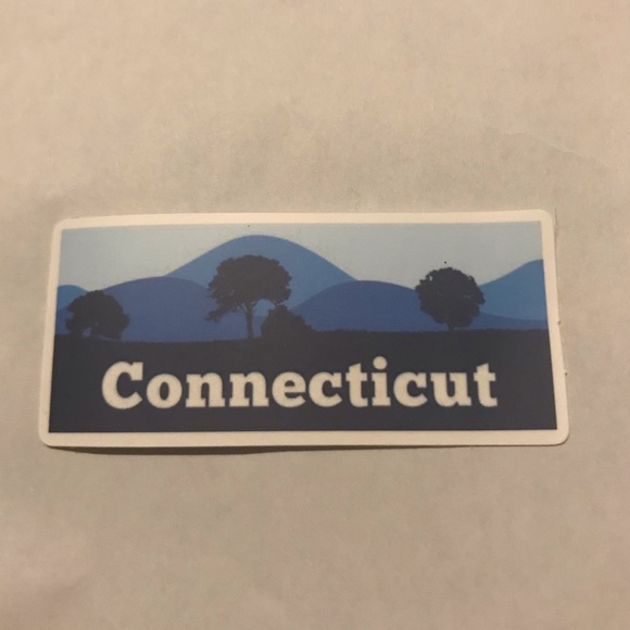 Connecticut Matte Finish PVC Removable Waterproof Decor Accent Sticker - Picture 5 of 9